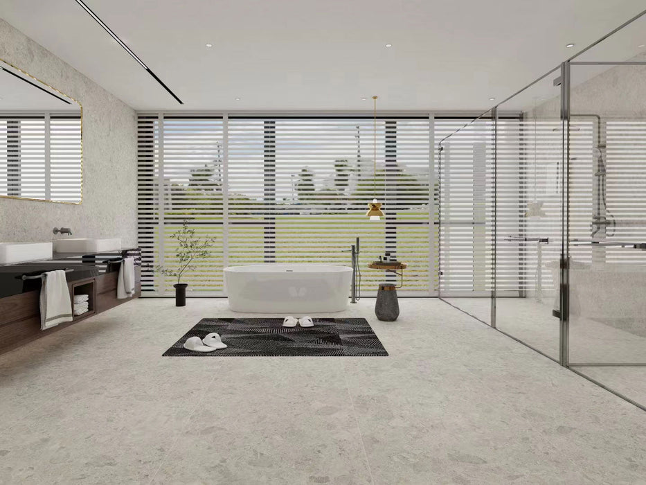 Bologna Ceppo Bianco 600x600mm Matt Floor/Wall Tile (1.44m2 per box)