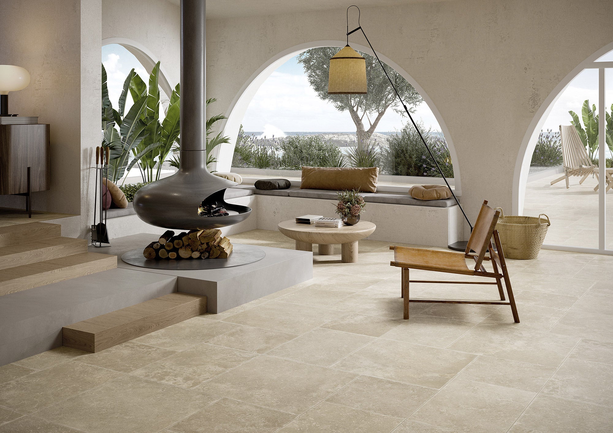 Chianca Cursi Beige 203x406mm Grip Floor/Wall Tile (1.07m2 per box ...
