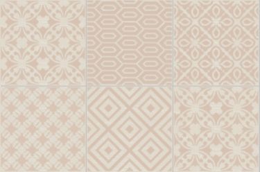 Clay Bouquet 100x100mm Gloss Finish Wall Tile (0.68m2 box)