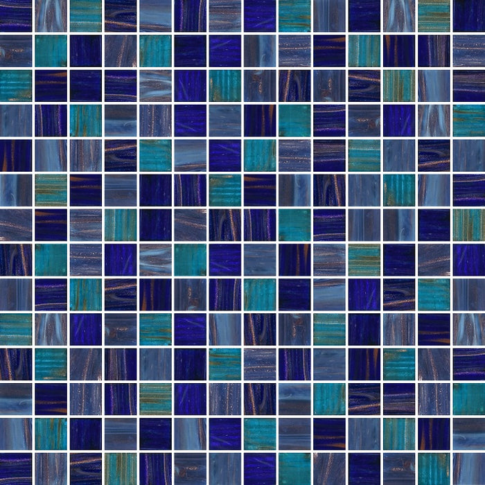 Villa Maldives 20x20mm (300x300mm sheet size) Glass Mosaic Pool Tile (Box contains 11 sheets or 1m2)