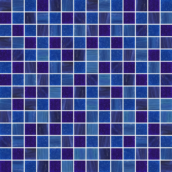 Villa Phuket 20x20mm (300x300mm sheet size) Glass Mosaic Pool Tile (Box contains 11 sheets or 1m2)
