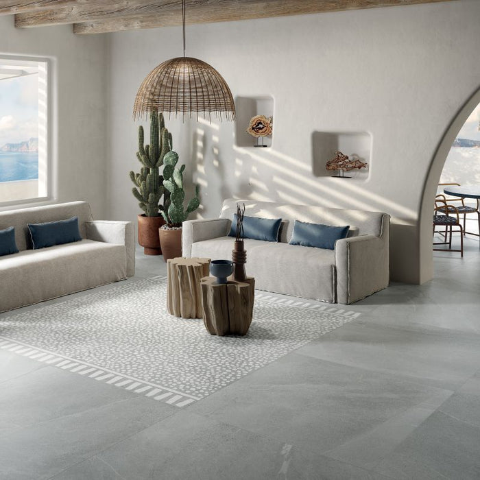 Poetry Stone Carpet Grey 600x600mm Matt Floor Tile (1.08m2 box)