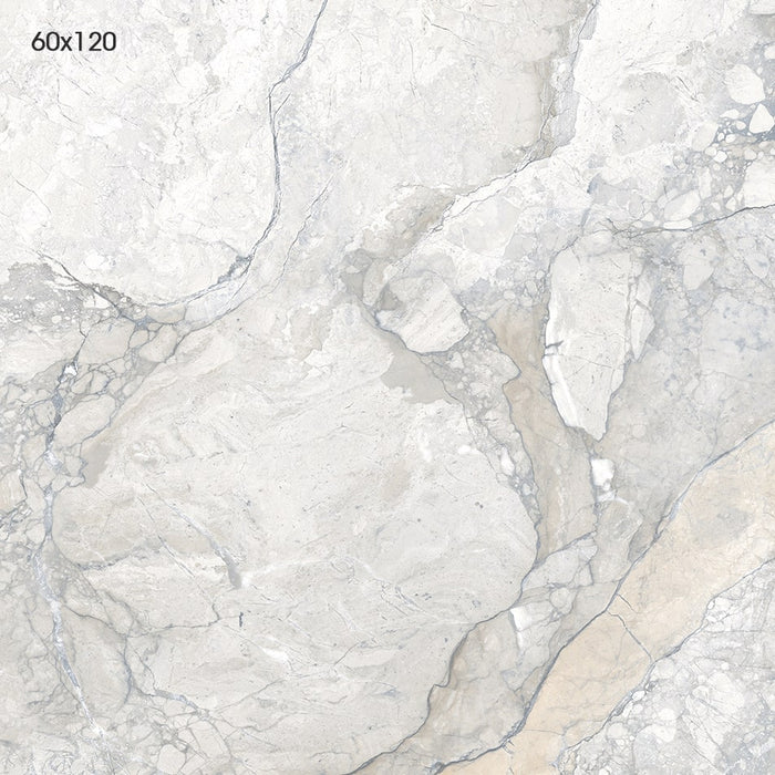 Angel Heart White 600x1200mm Natural Floor/Wall Tile (1.44m2 Per Box)
