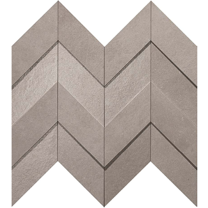 Dwell Gray Chevron 308x351mm 3D Finish Wall Tile (0.43m2 box)