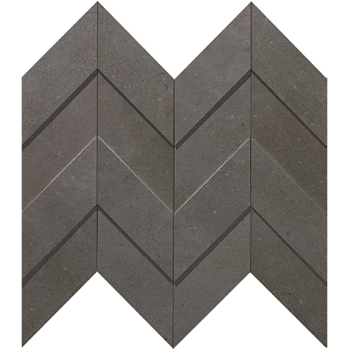 Dwell Smoke Chevron 308x351mm 3D Finish Wall Tile (0.43m2 box)