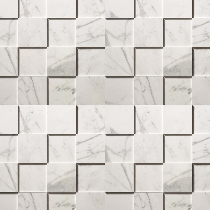 Marvel Pro Statuario Select Mosaic 300x300mm 3D Finish Wall Tile (0.54m2 box)