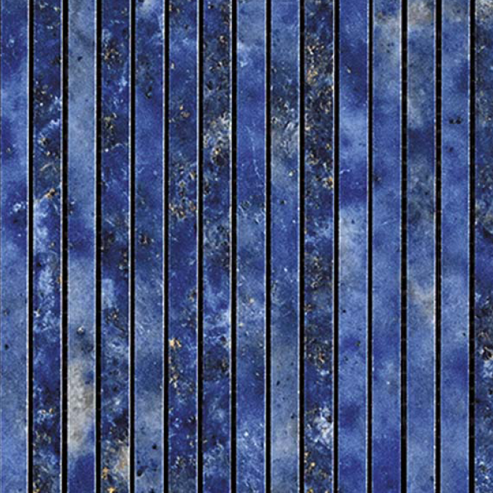 Marvel Dream Ultramarine Line 305x260mm Polished Finish Mosaic Tile (0.47m2 box)