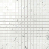 Marvel Stone Carrara Pure Mosaic 300x300mm Polished Finish Floor Tile (0.9m2 box)