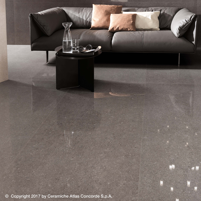 Kone Grey 600x600mm Polished Finish Floor Tile (1.08m2 box)