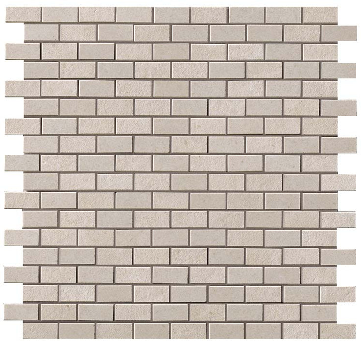 Kone Silver Mosaic Brick 304x304mm Floor Tile (0.92m2 box)