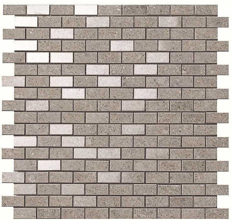 Kone Pearl Mosaic Brick 304x304mm Floor Tile (0.92m2 box)