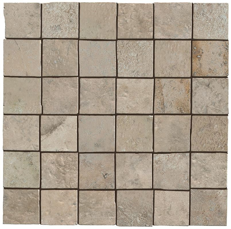 Aix Cendre Mosaico Tumbled 300x300mm Matte Finish Floor/Wall Tile (0.9m2 box)