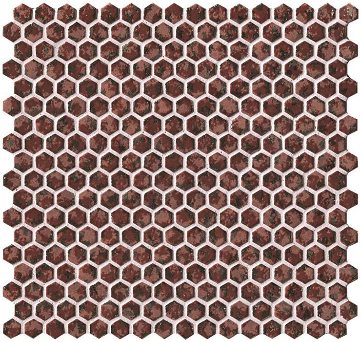 Dwell Rust Hexagon Gold 300x300mm Floor Tile (0.36m2 box)
