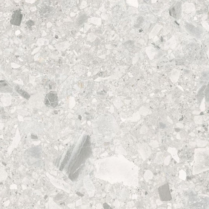 Lux Terrazzo Bianco 600x600mm Natural Floor Tile (1.44m2 box)