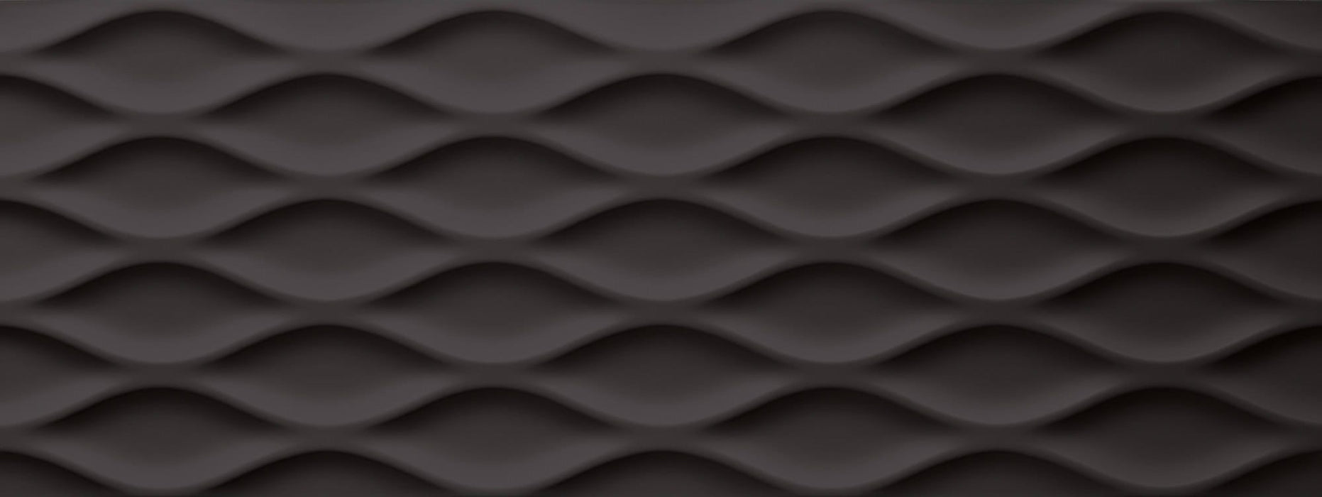 Forma Float Black 450x1200 3D Matt Wall Tile (1.62m2 box)