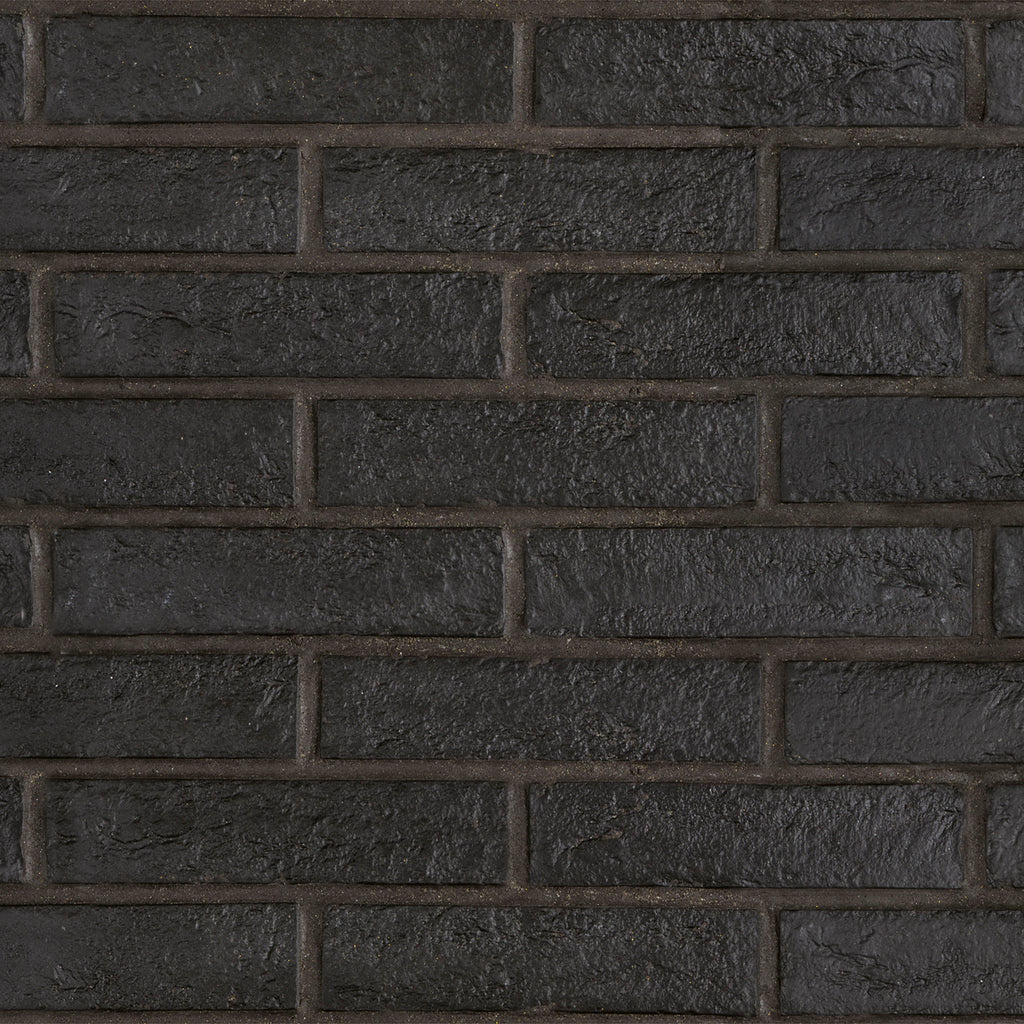 Mattoncino Nero 60x250mm Textured Finish Floor/Wall Tile (0.58m2 box)