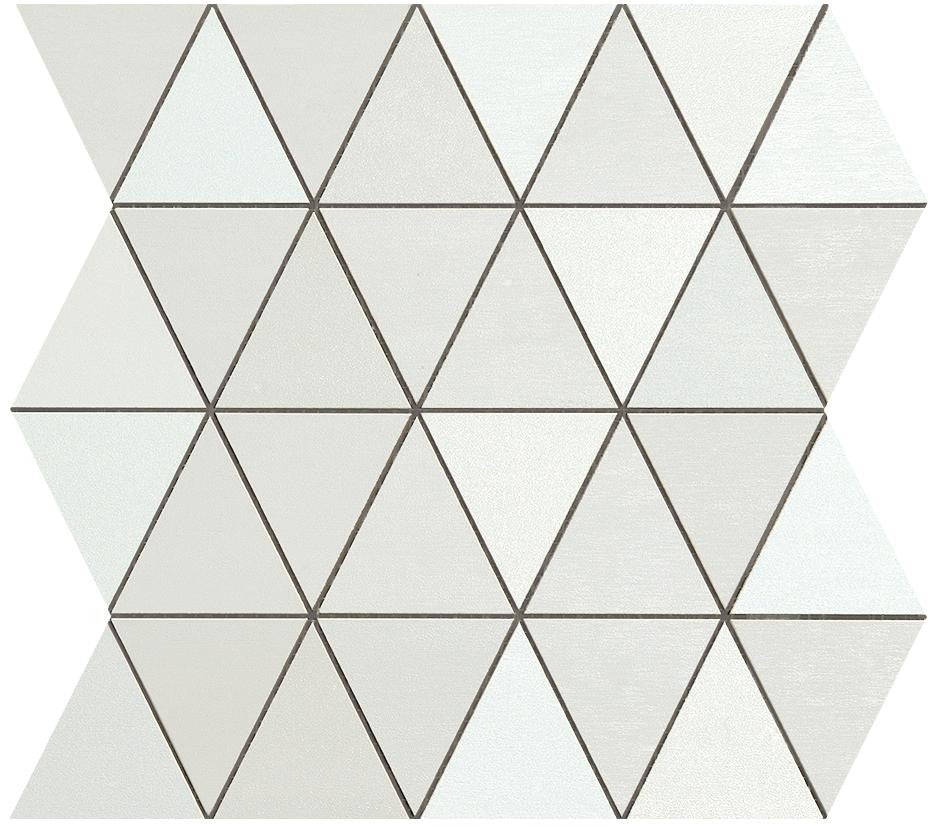 Mek Light Mosaico Diamond 305x305mm sheet White Body Wall Tile (0.55m2 per box)