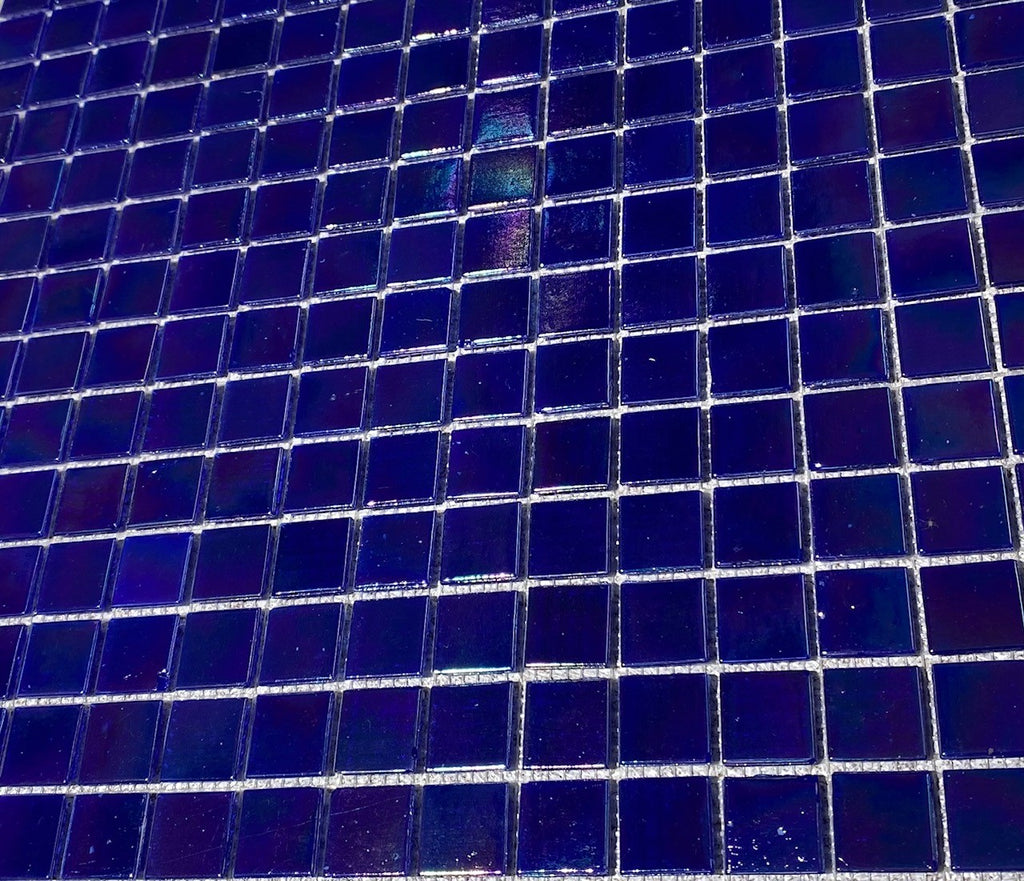 Ocean Blue Lustre Glass Mosaic **Pool Safe** (20 sheets, 2.14m2 box)