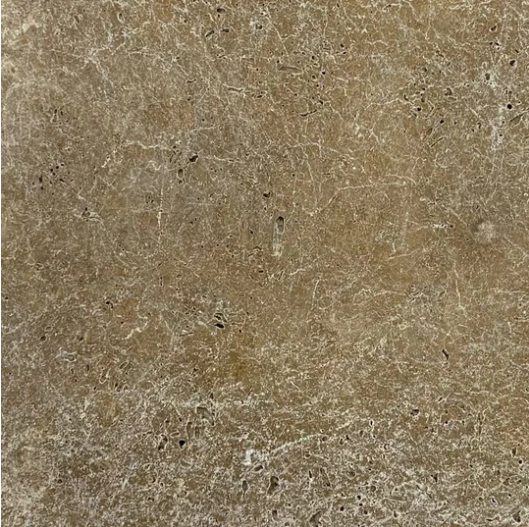 Noce Tumbled and Unfilled Travertine French-Pattern (Sold per m2)