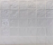 Zellige White 100x100mm Gloss Finish Wall Tile (0.8m2 box)