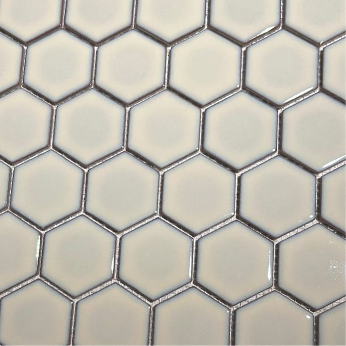 Polly Sand Gloss Hexagon 325x281mm (.92m2 per box)