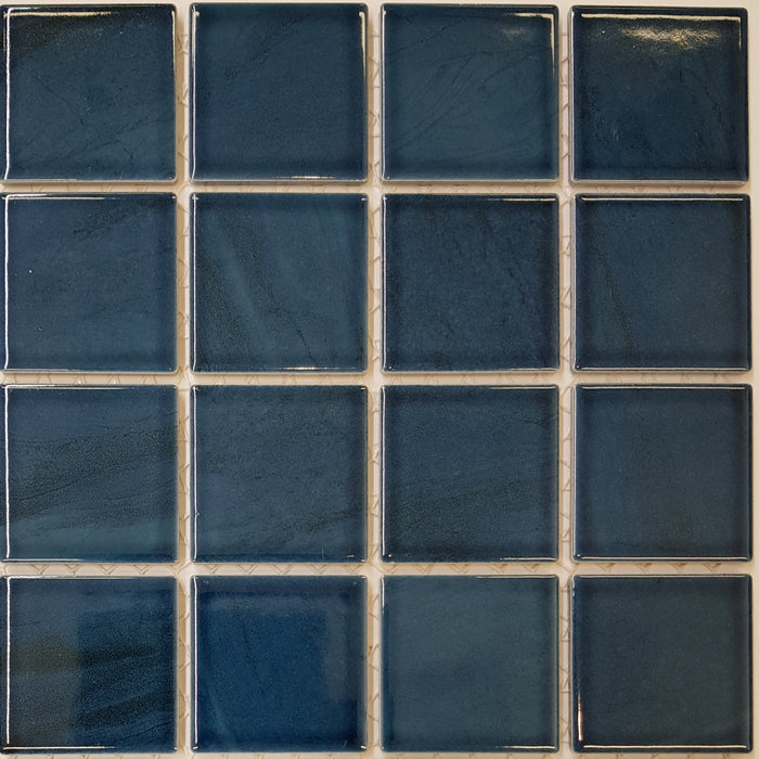 Laguna Midnight 57.8x57.8mm (sheet size 303x303mm) Gloss Pool Mosaic (2.787m2 box)