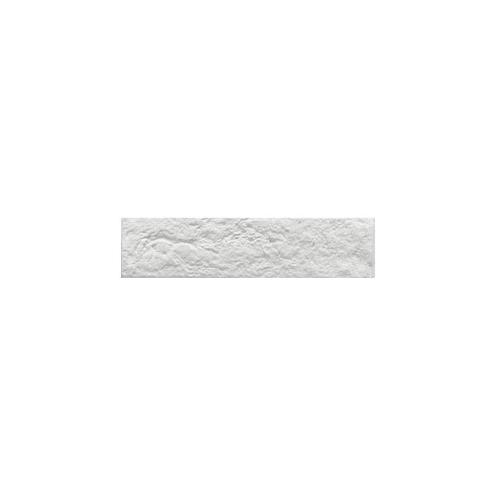 Manhattan White Brick 60x250mm Textured Finish Floor/Wall Tile (0.58m2 box)